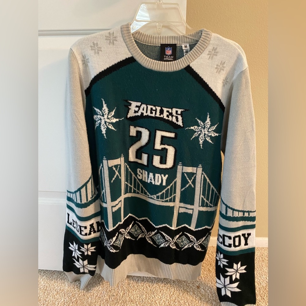 Philadelphia Eagles ugly Christmas sweater